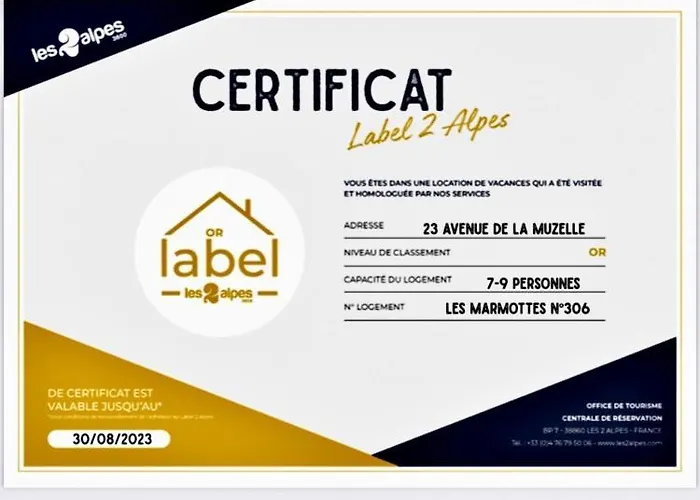 Label Or Spacieux Proximite Pistes * Ле дез Альп